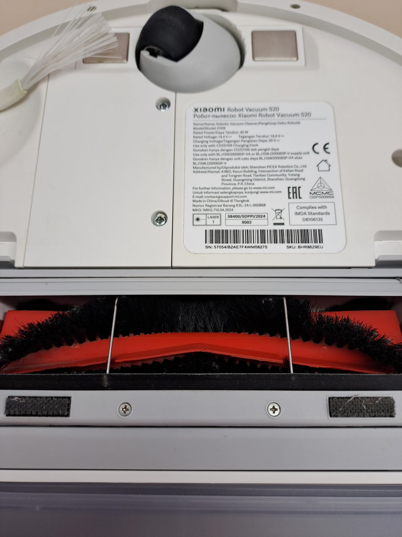 Robot aspirador 5000Pa LDS zigzag S20 Xiaomi