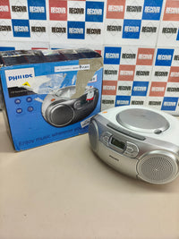 Radio CD portátil Philips AZ127/12 con casete