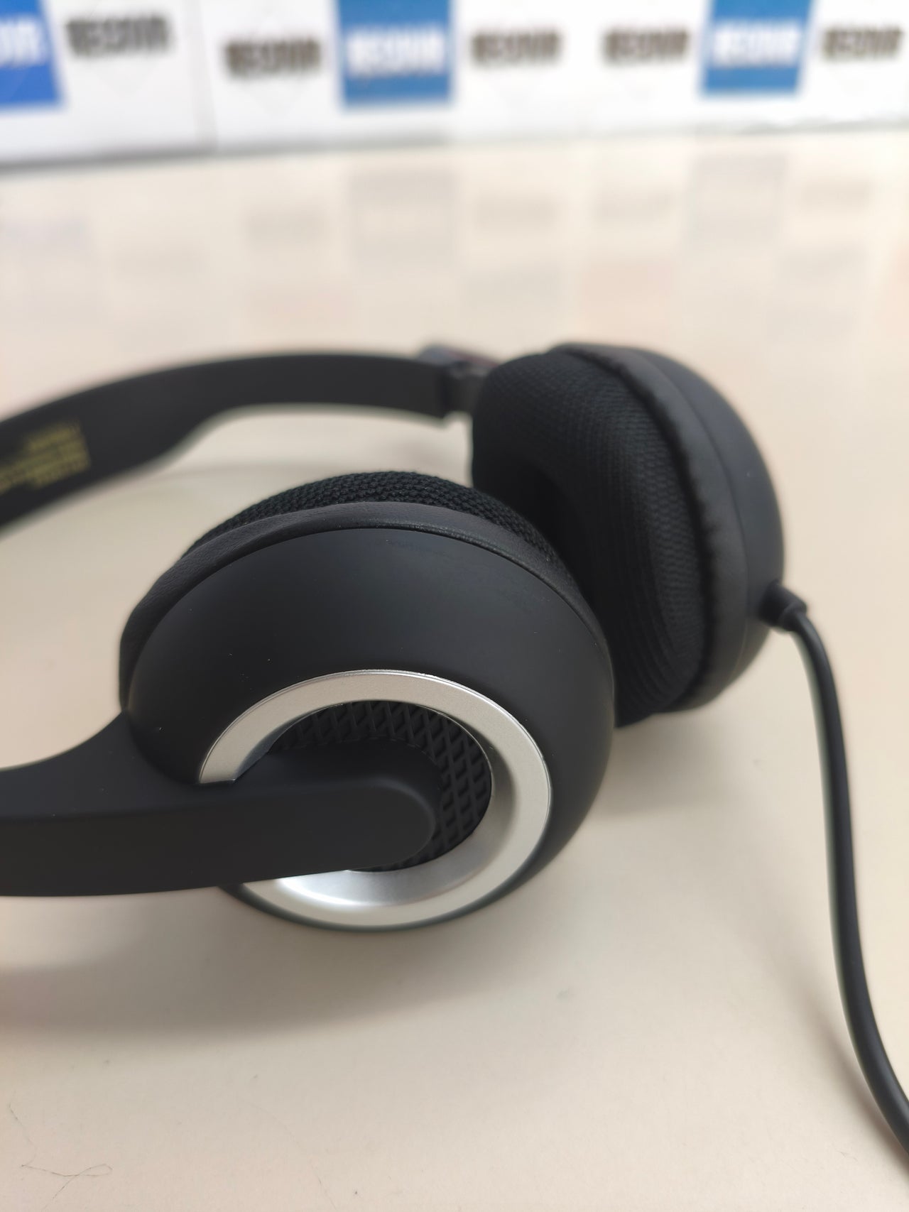 Auriculares de oficina con micrófono y jack 3,5 mm