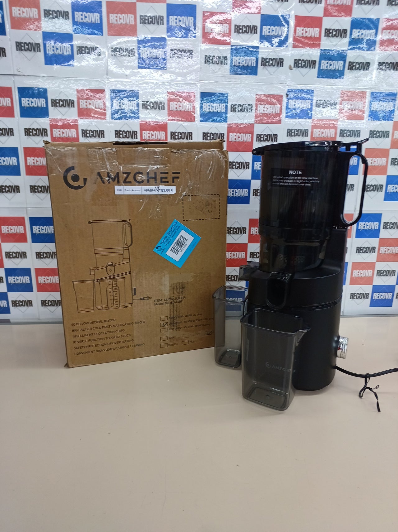 Extractor de zumo 250 W 1,8 L – AMZCHEF