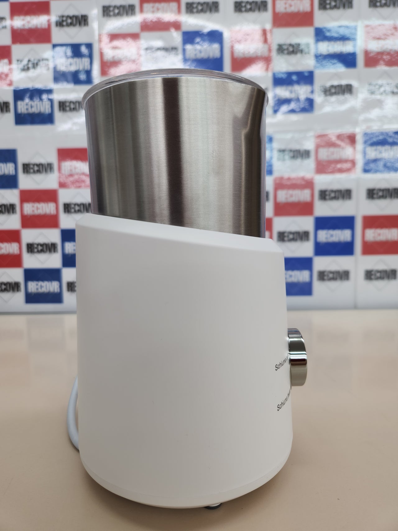 Espumador leche 500W 4 en 1, jarra 700 ml blanco