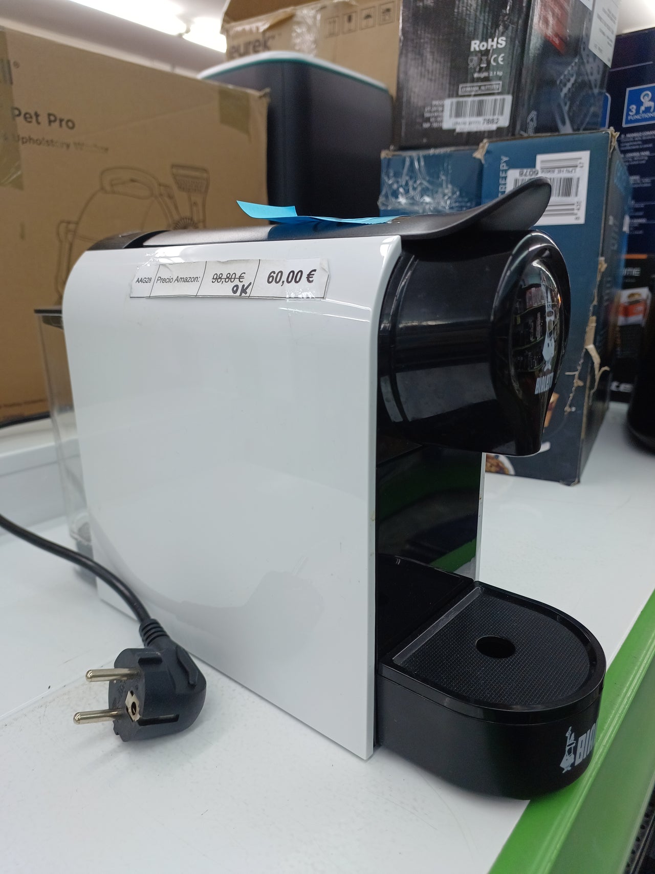 Bialetti Gioia Espresso Café Máquina, Blanco