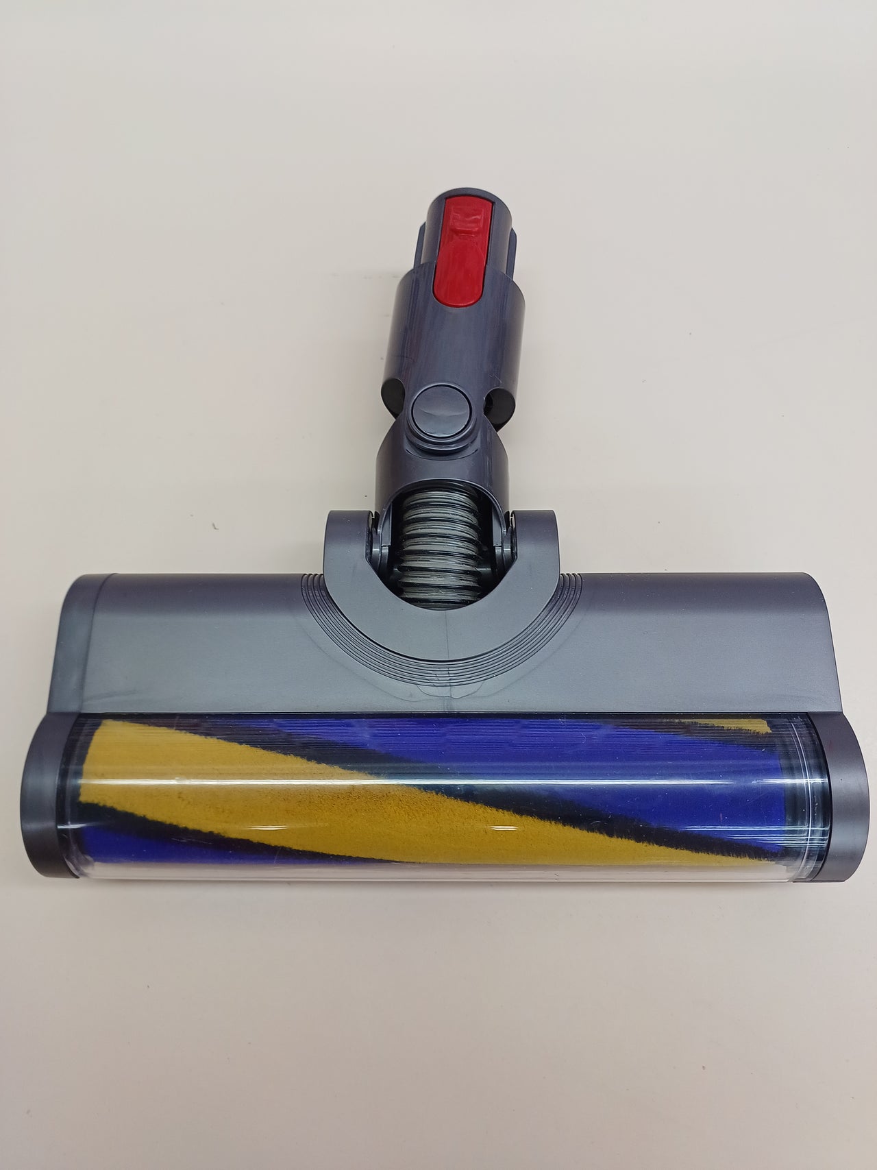 EVARY Cabezal de repuesto de cepillo turbo eléctrico motorizado compatible con Dyson V7 V6 V10 V11 V15, accesorios de cepillo de suelo con accionamiento directo y luces LED para alfombras, parquet y