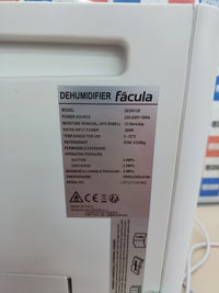 Deshumidificador Facula Siroco 12 L/Día