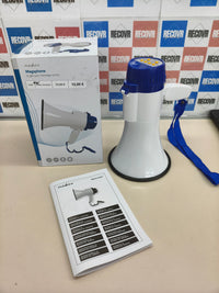 Megáfono portátil de 150 dB con sirena y grabación