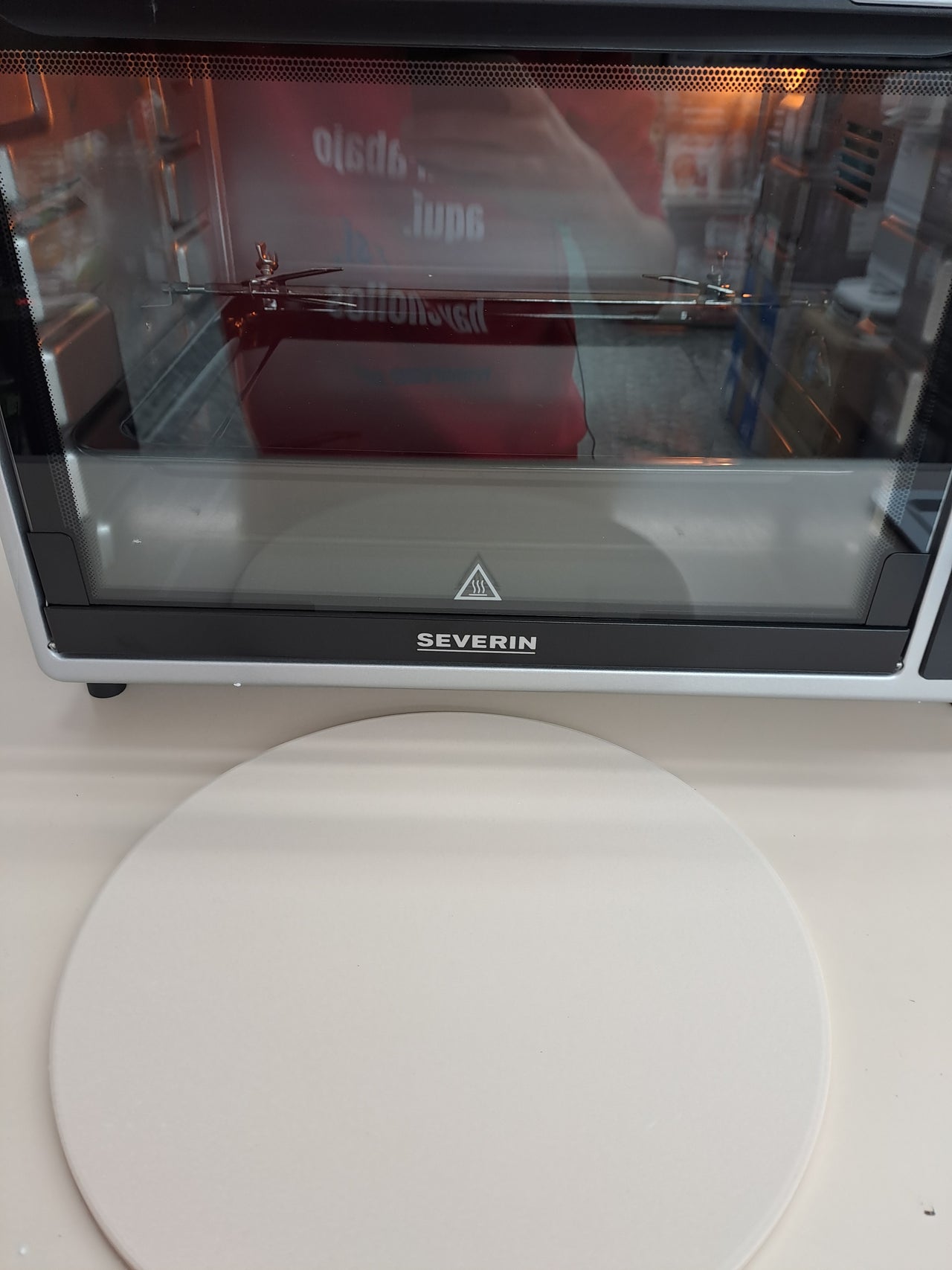 Horno tostador 42 L 1800 W con grill y piedra pizza - Severin