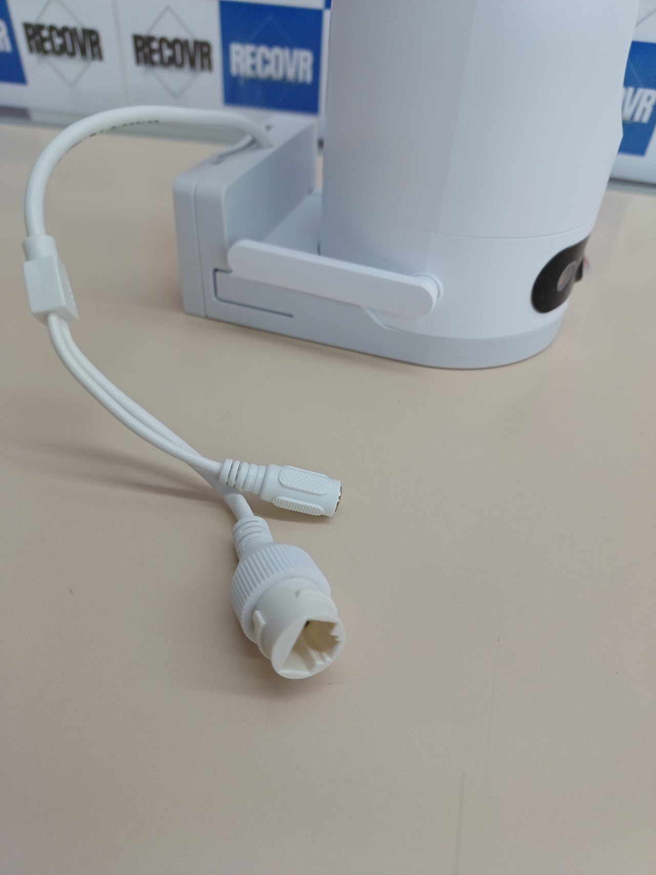 Cámara Vigilancia WiFi Exterior 360° Doble Lente, 3K