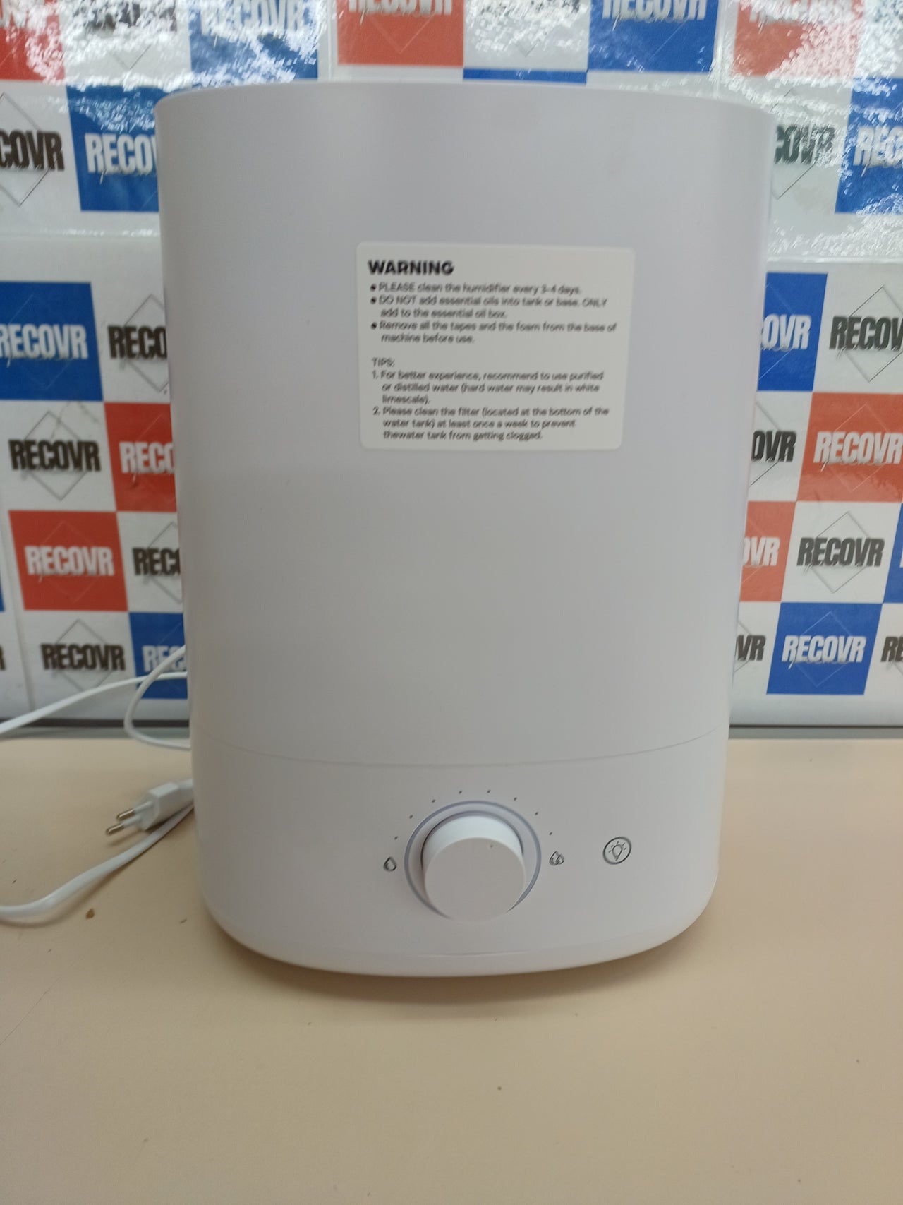 Humidificador ultrasónico 5 L 50 h silencioso con difusor – AROEVE