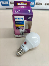Bombilla LED Philips de 60 W, luz cálida 2700 K,
