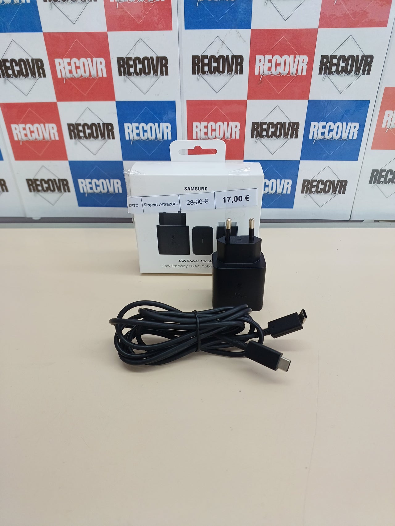 Cargador de Carga Rápida Samsung 45W