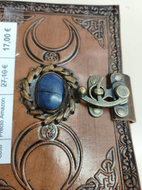 Cuaderno de hechizos vintage de cuero ALCRAFT