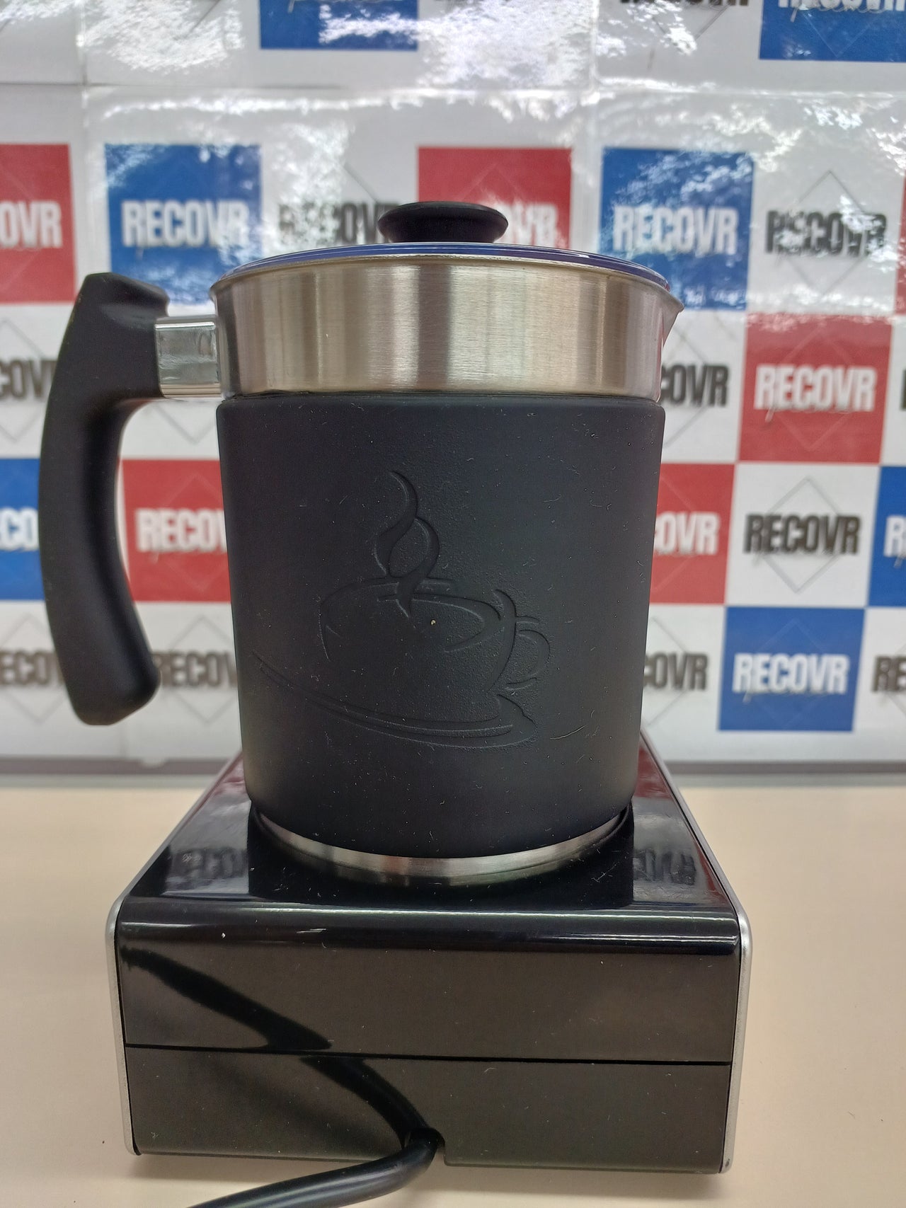 Espumador Leche 650 W automático magnético 500 ml, ABS, Negro