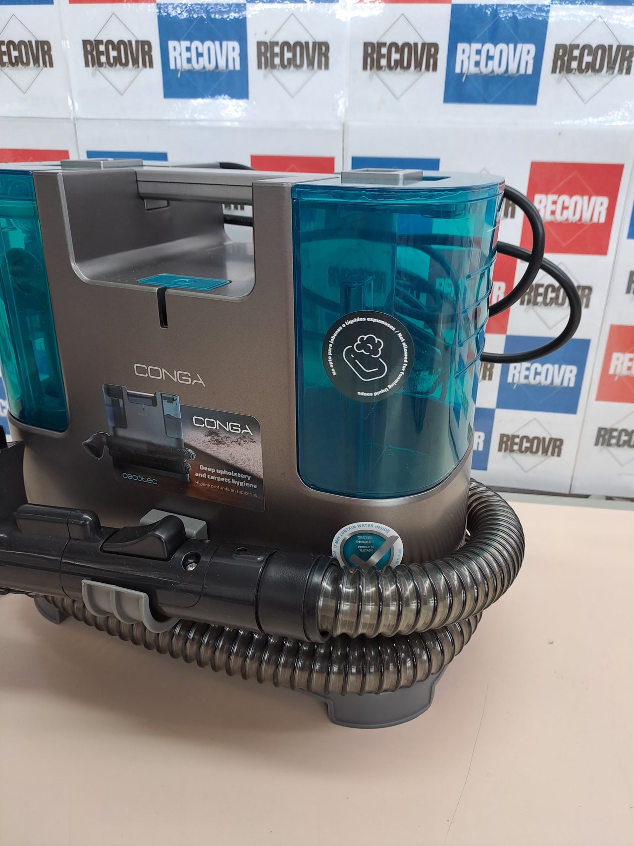 Aspirador tapicerías 400 W doble depósito – Cecotec