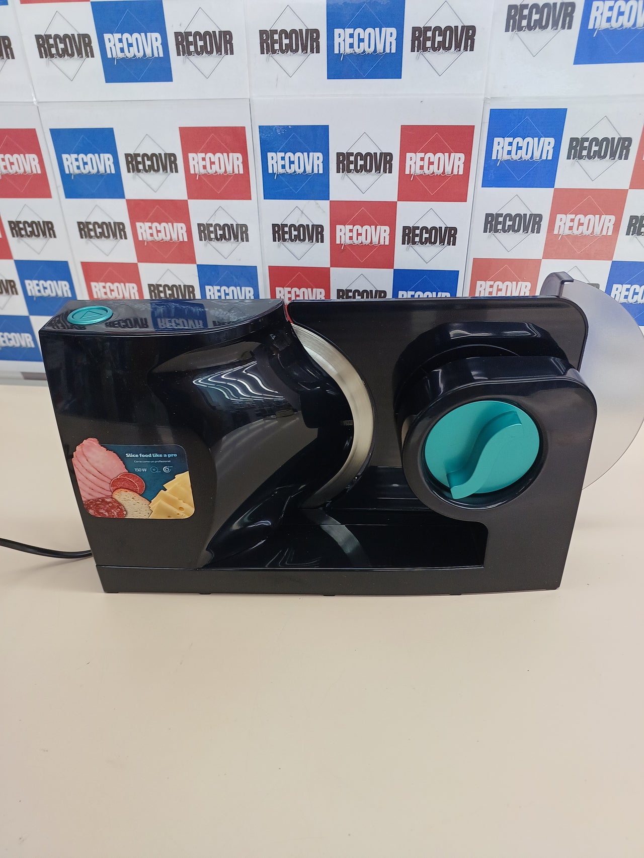 Cortafiambres 150 W disco 17 cm ajustable plegable Cecotec