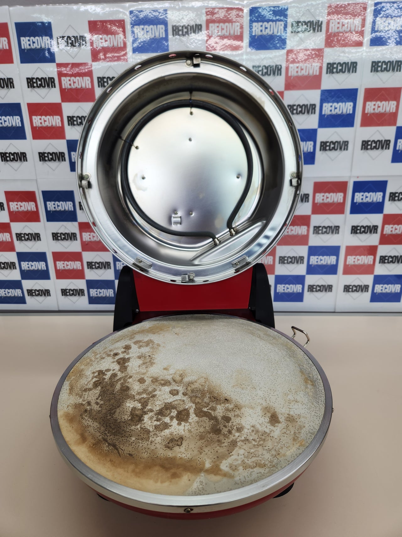 Horno Pizza, 1200 W Doble Piedra Refractaria