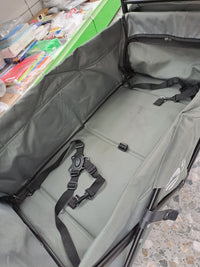 Carro plegable infantil 2 niños 100kg techo 110L Sekey