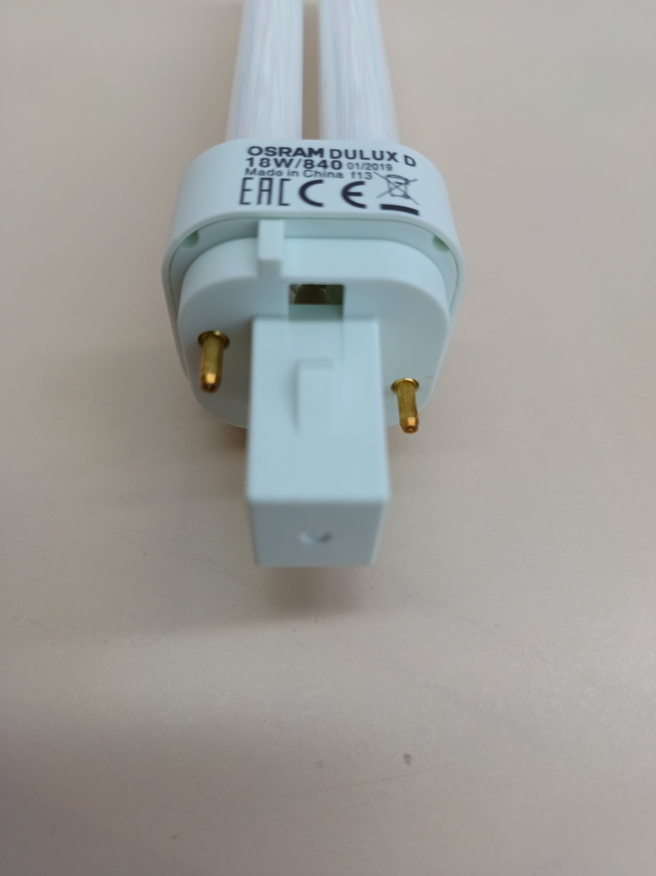 Osram Bombilla de bajo Consumo, Casquillo de 2 Pines para operar ECC G24d-2, 18 W