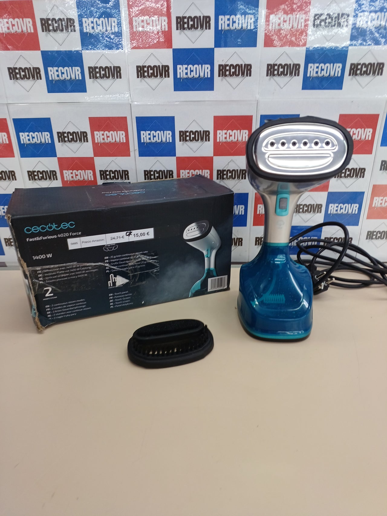 Plancha vertical vapor 1400W 2 modos – Cecotec