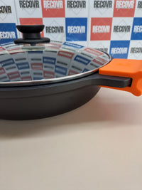 Cacerola baja 36 cm inducción con tapa – BRA