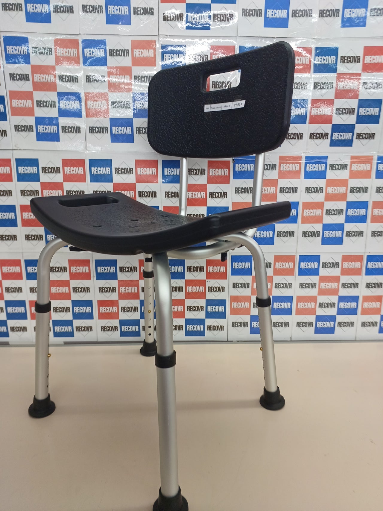 Silla ducha regulable antideslizante respaldo PEPE Mobility