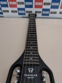 Guitarra eléctrica ultraligera compacta negro mate