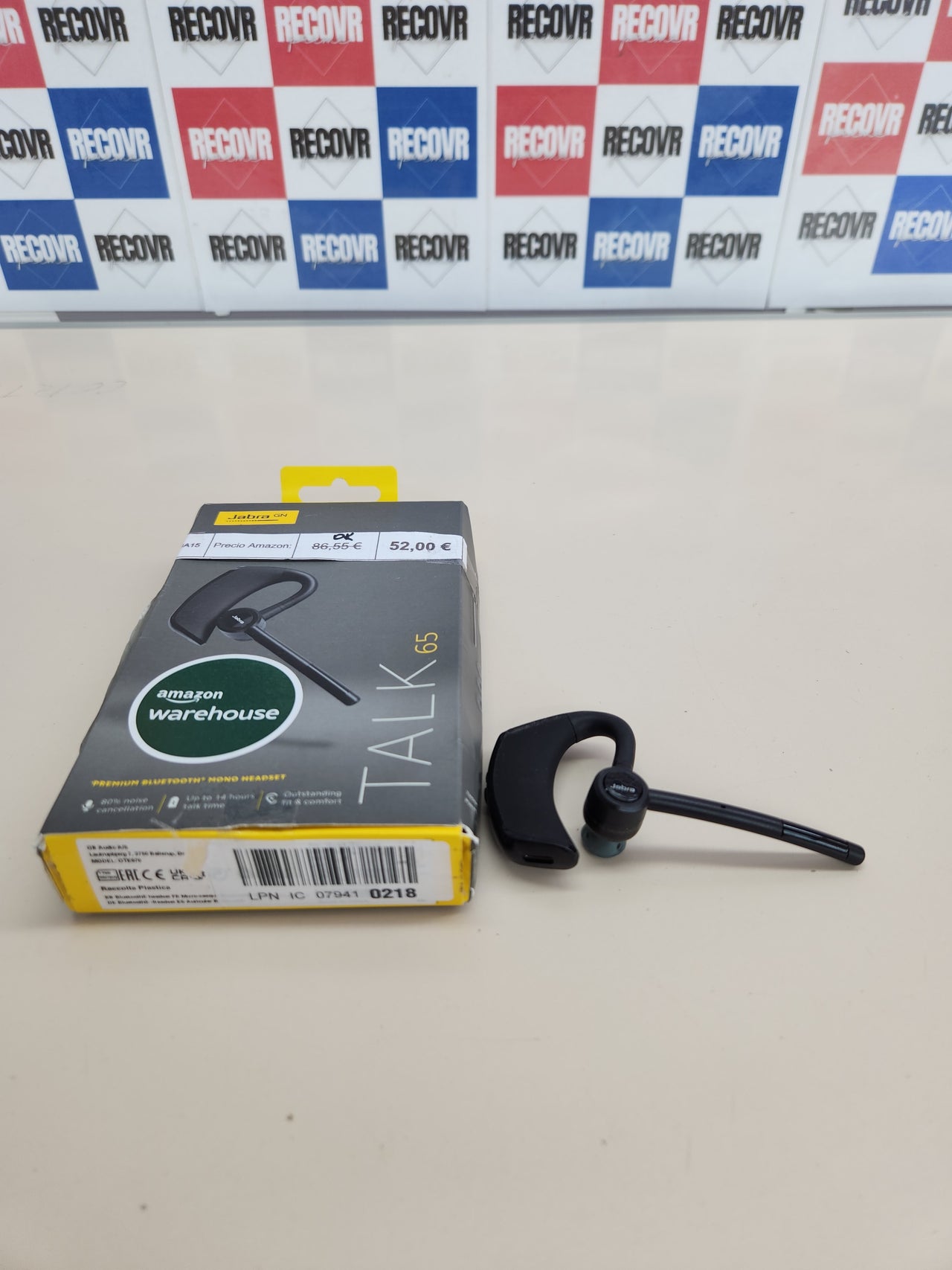 Auricular Bluetooth Jabra Talk 65 Mono - Cancelación Ruido