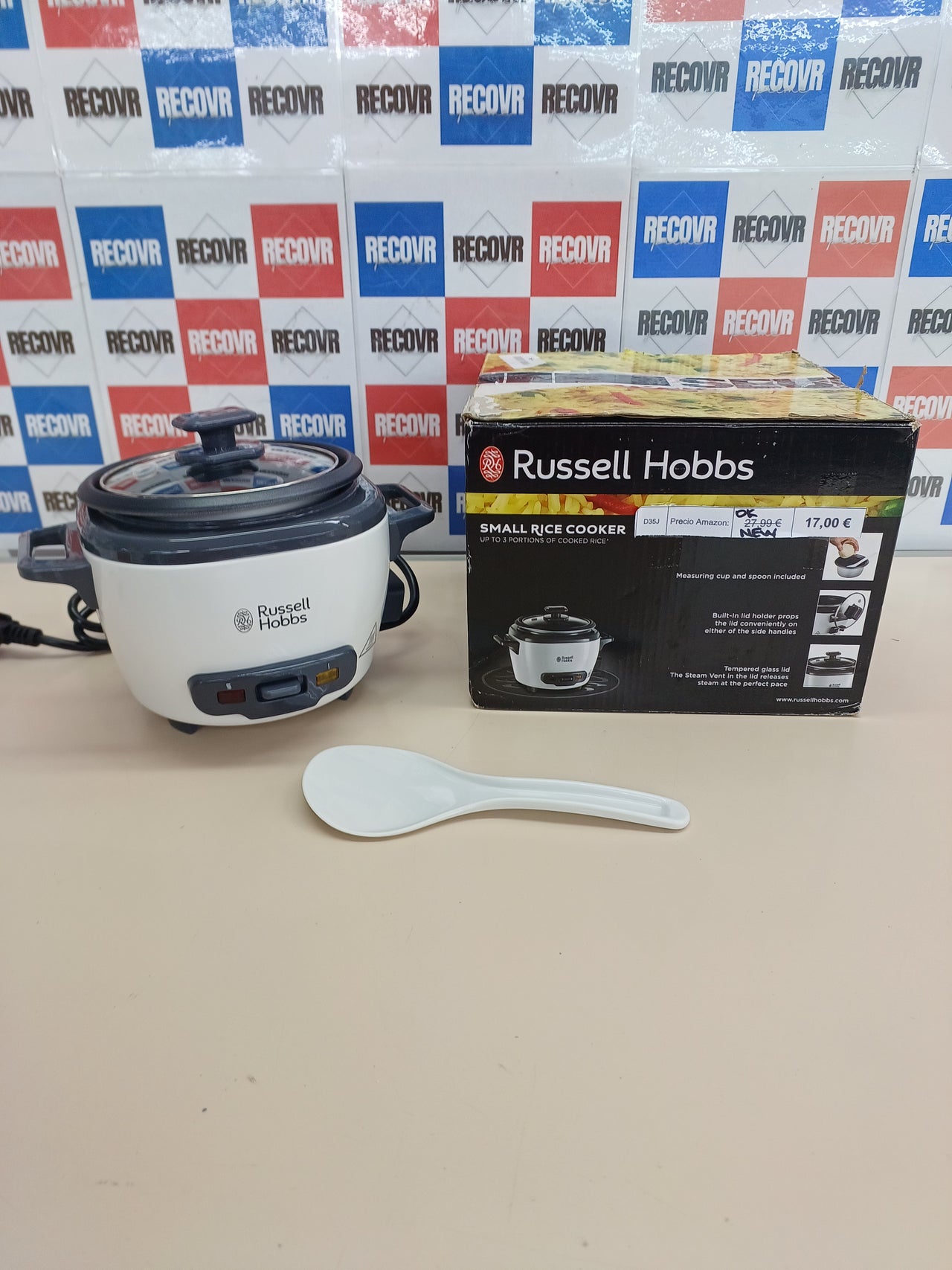 Arrocera pequeña 0,4 L 3 raciones 200 W – Russell Hobbs