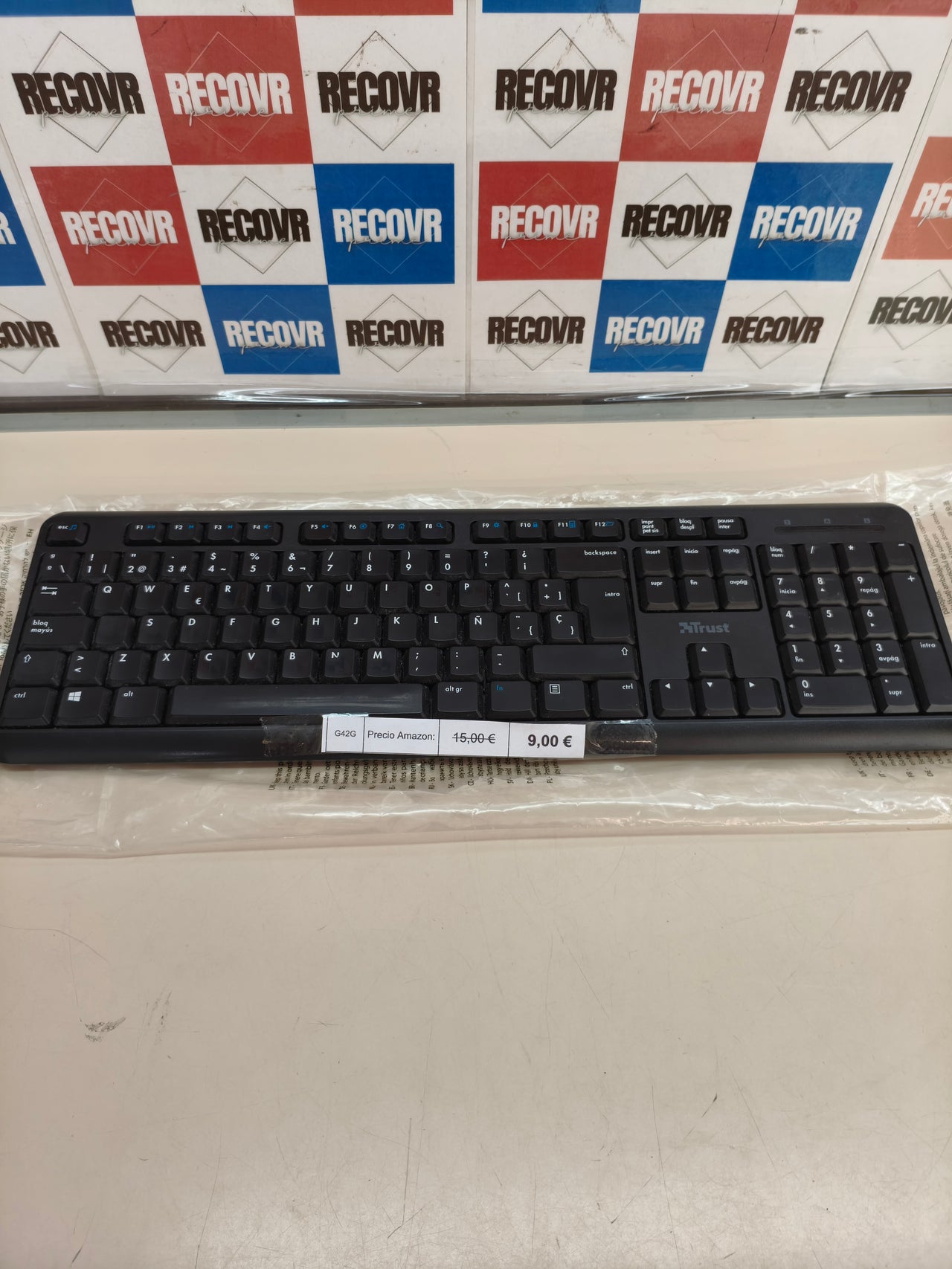 Pack teclado y ratón inalámbricos Trust Ymo, QWERTY español
