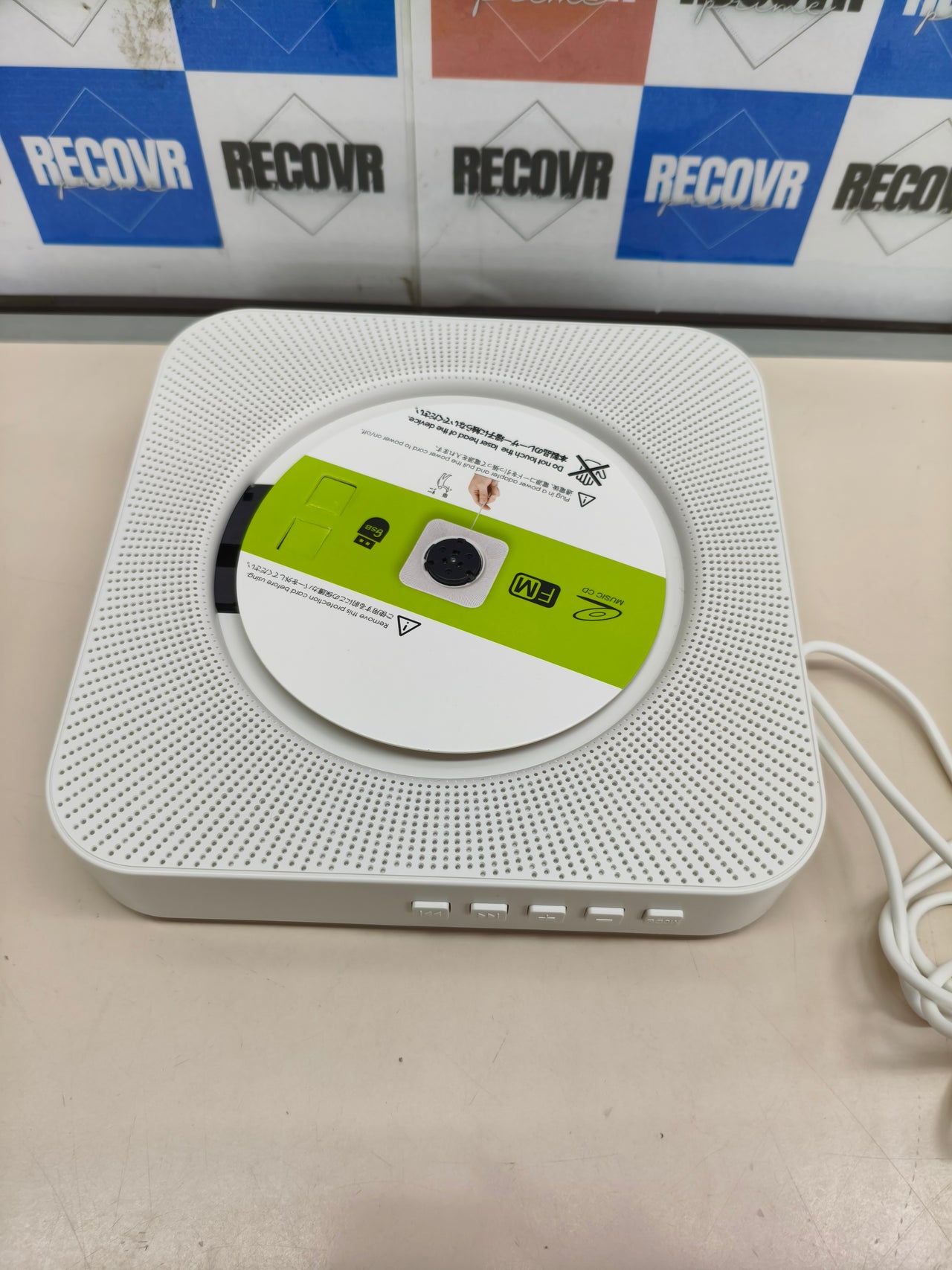 Reproductor de CD portátil Bluetooth Adirigo
