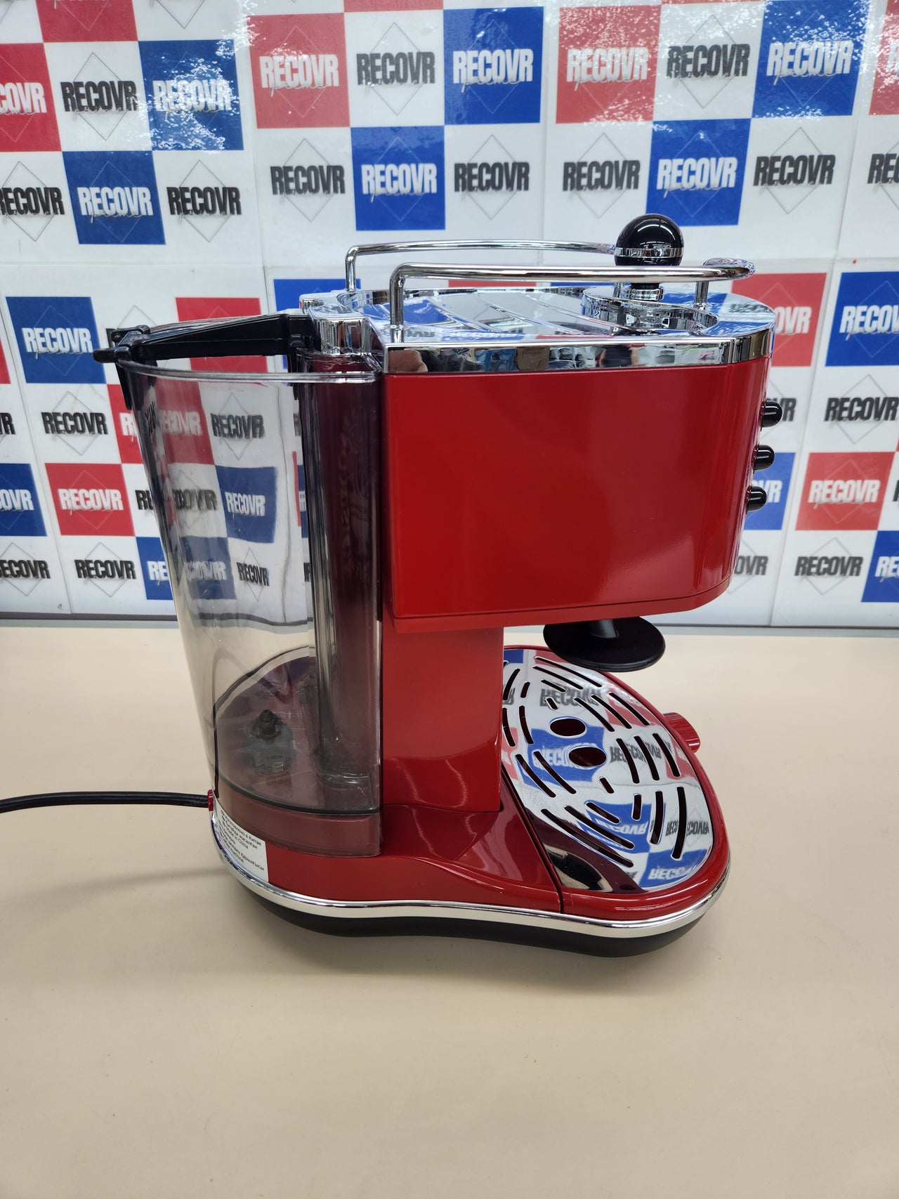 Cafetera Espresso 15 Bar 1,4L 1100W - De'Longhi Eco 311.R Acero Inoxidable Rojo