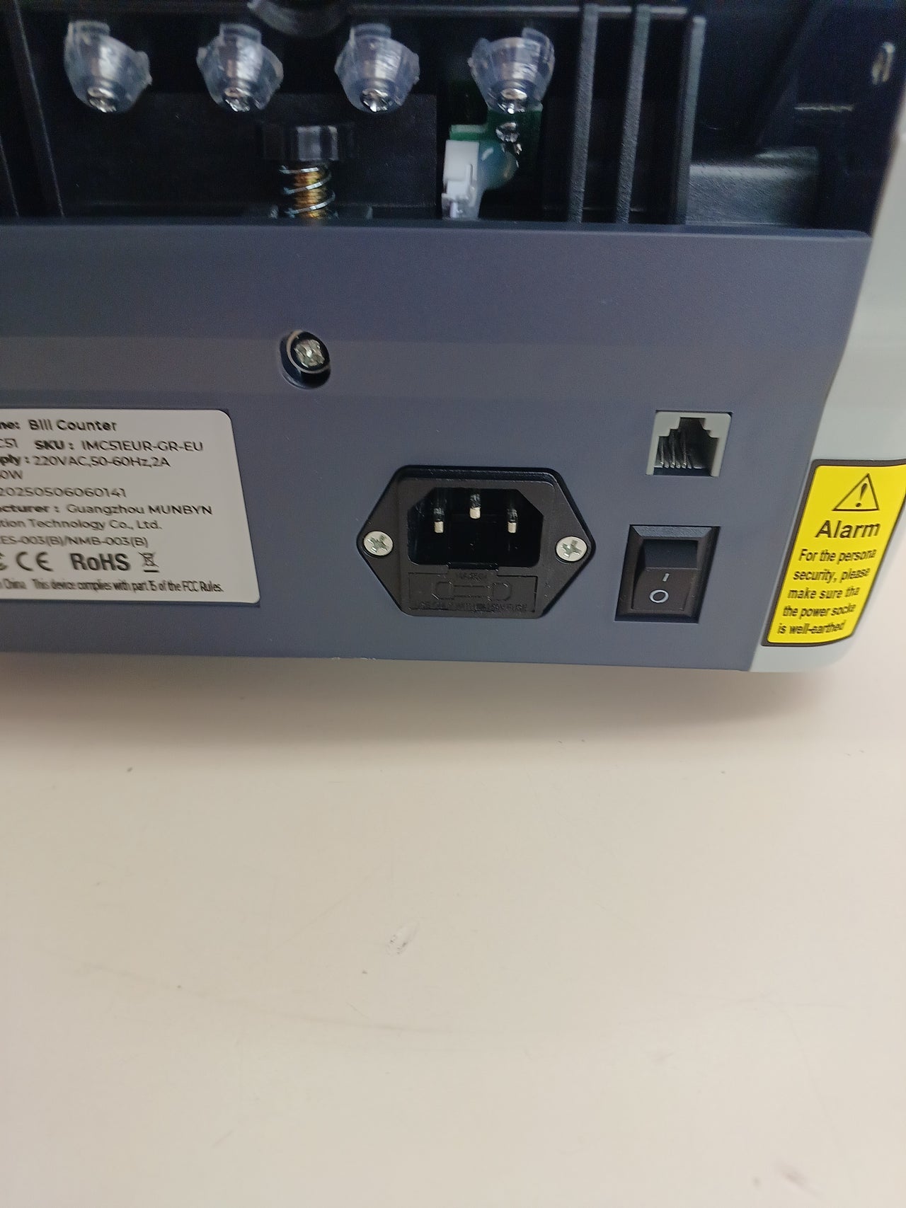 Contador de billetes euros 1100 b/min LCD - MUNBYN