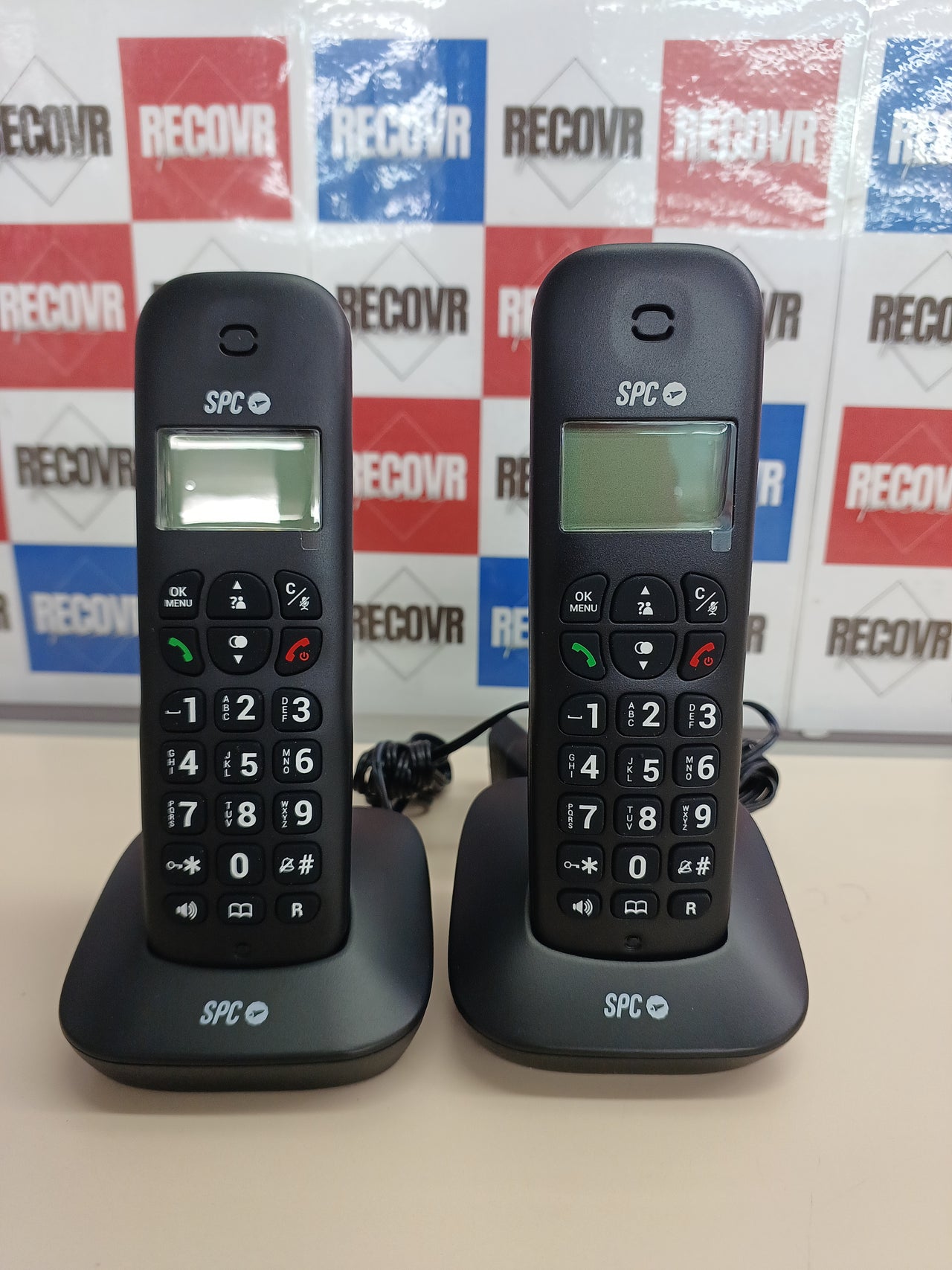 Teléfono Fijo inalámbrico DÚO con Pantalla iluminada SPC Air Pro Dúo