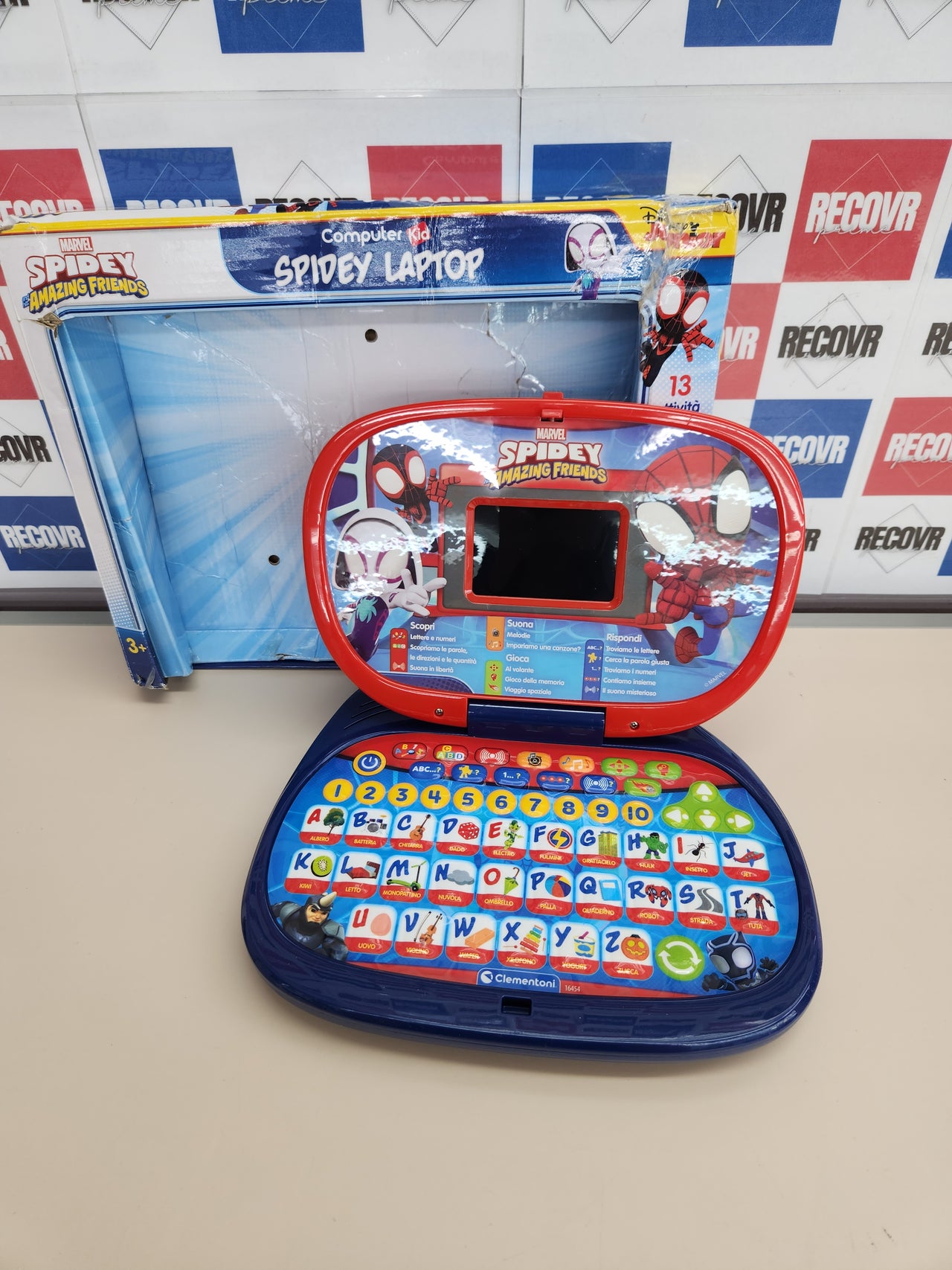 Laptop educativa Kid Marvel Spidey para niños de 3 años