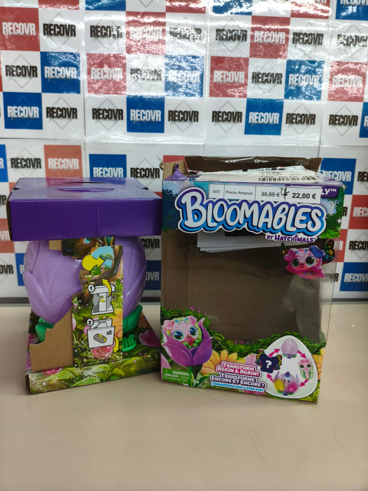 Peluche interactivo Hatchimals Bloomables Puppyfly