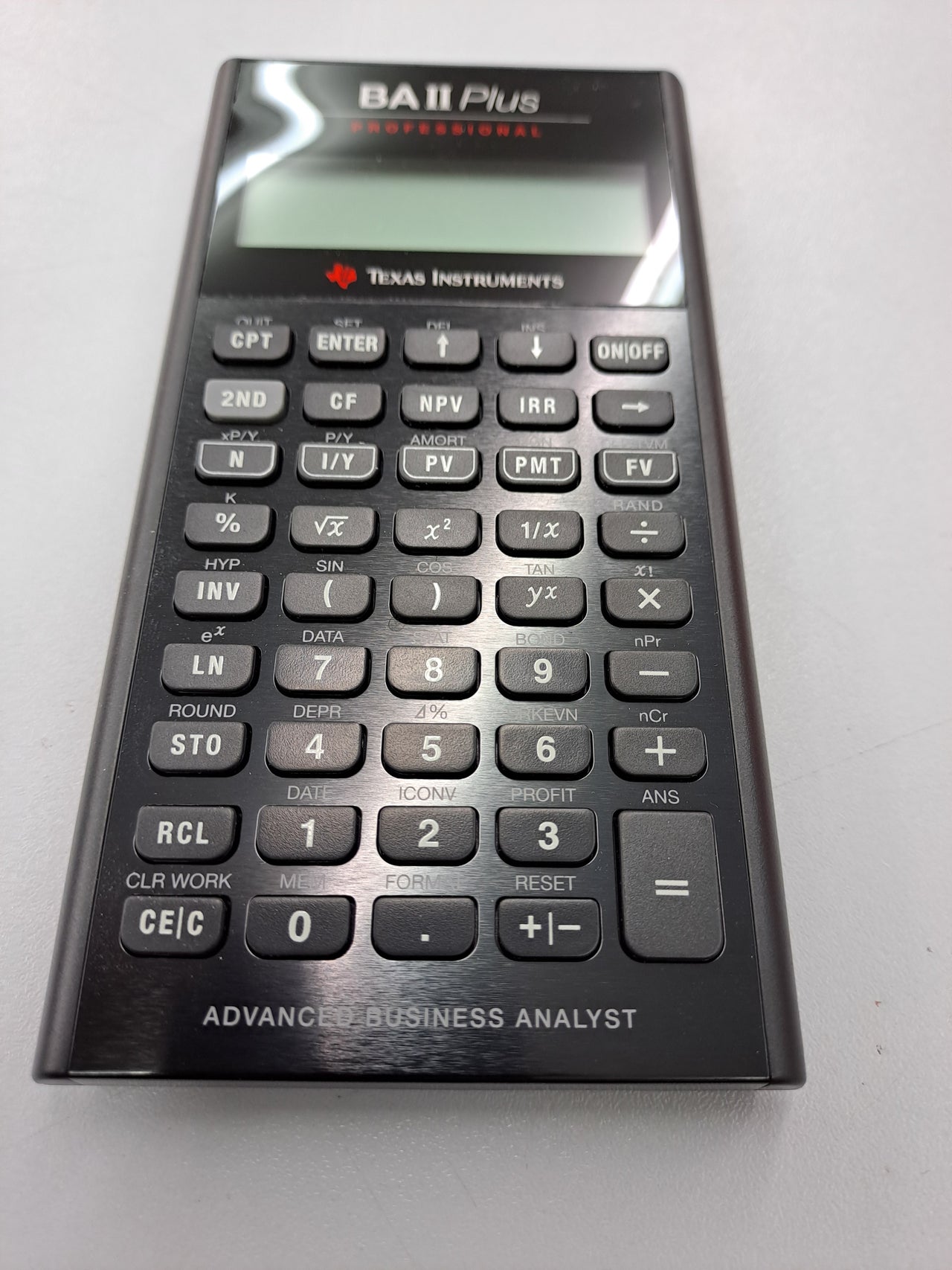 Calculadora Texas Instruments BA II Plus Professional , negro