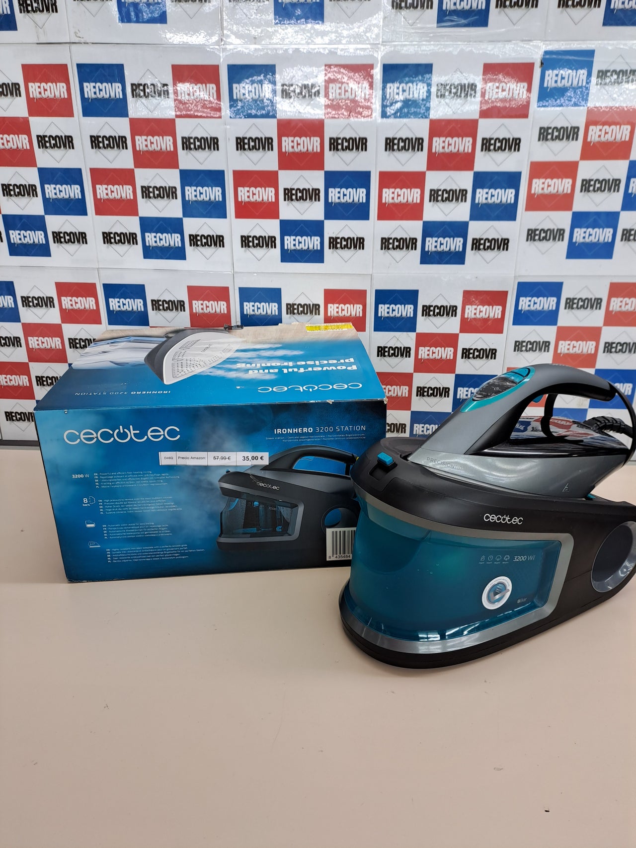 Centro de Planchado 3200W 8 Bares Cecotec