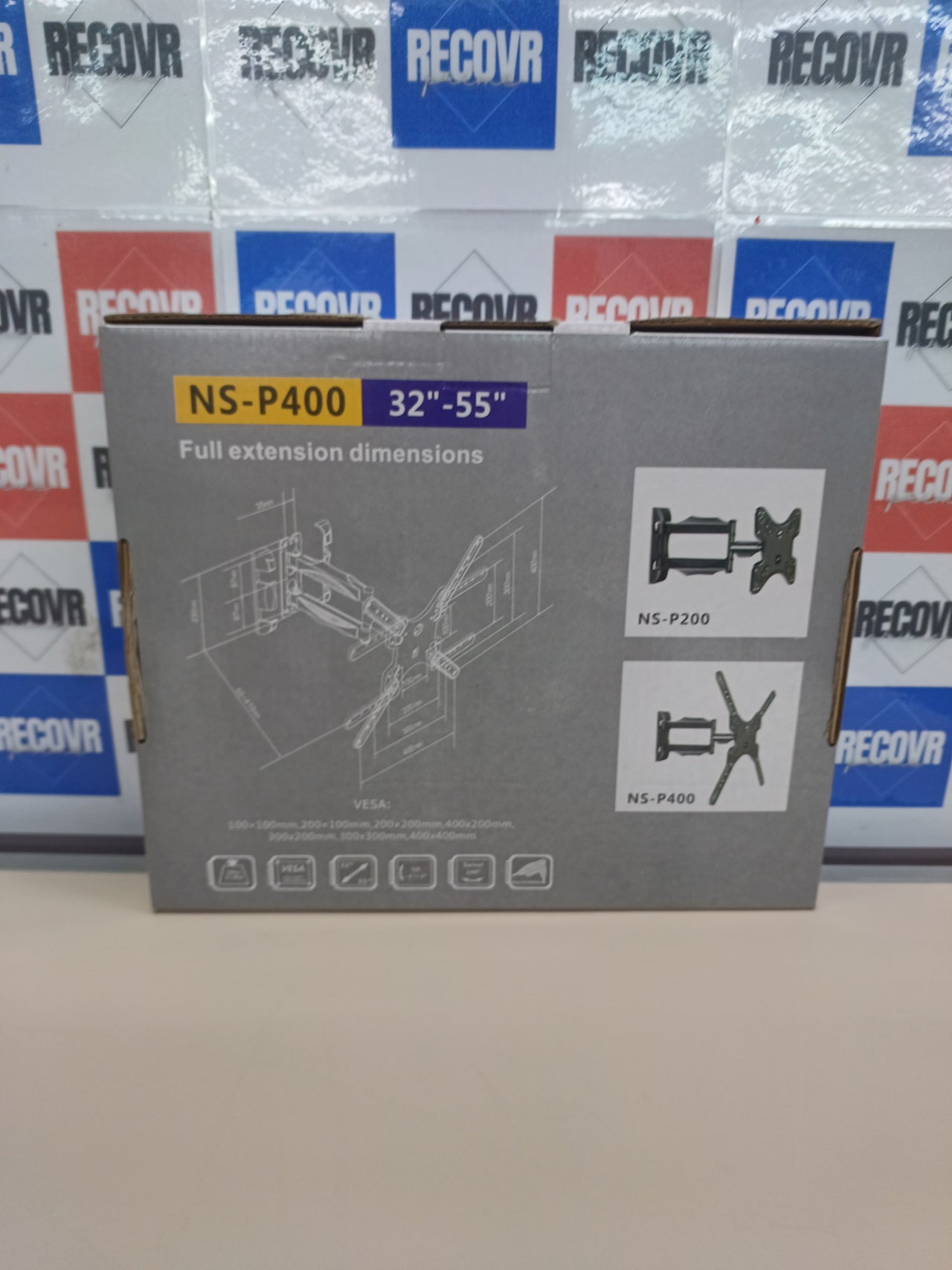 Soporte para TV de Metal 32"-55" 31,8kg Max NS-P400