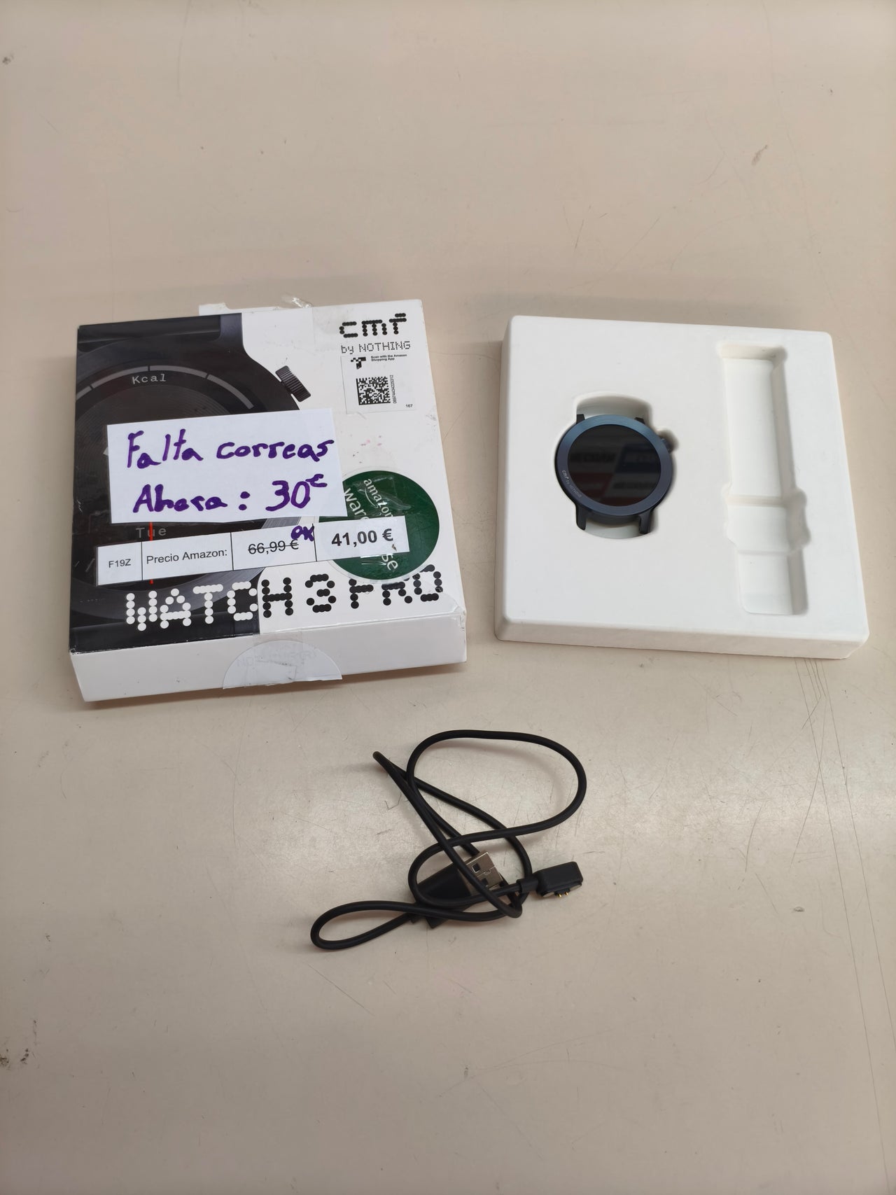 CMF Watch 3 Pro, smartwatch AMOLED 1,43"