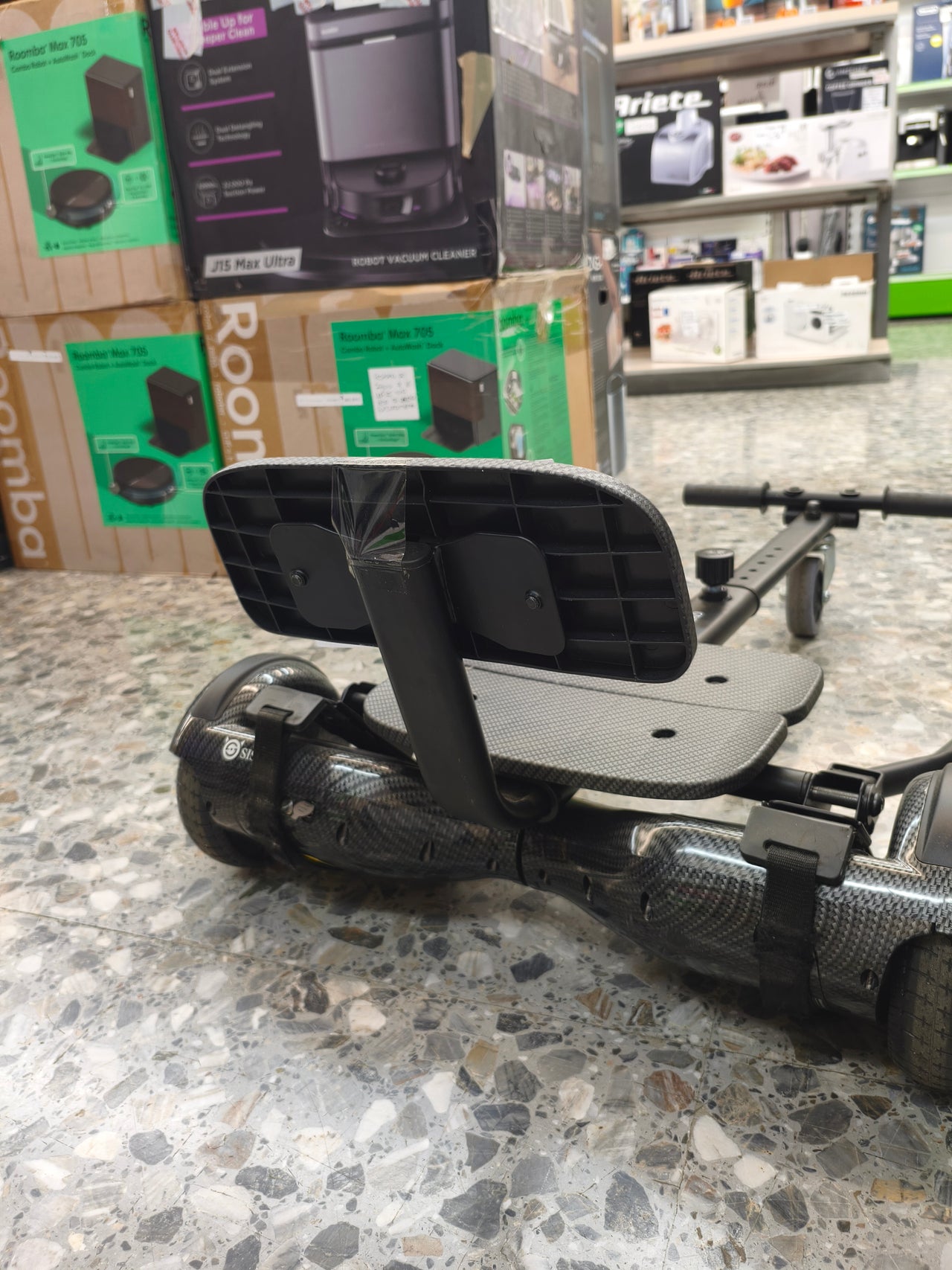 SISIGAD, hoverboard 6,5" con hoverkart, Bluetooth y LED