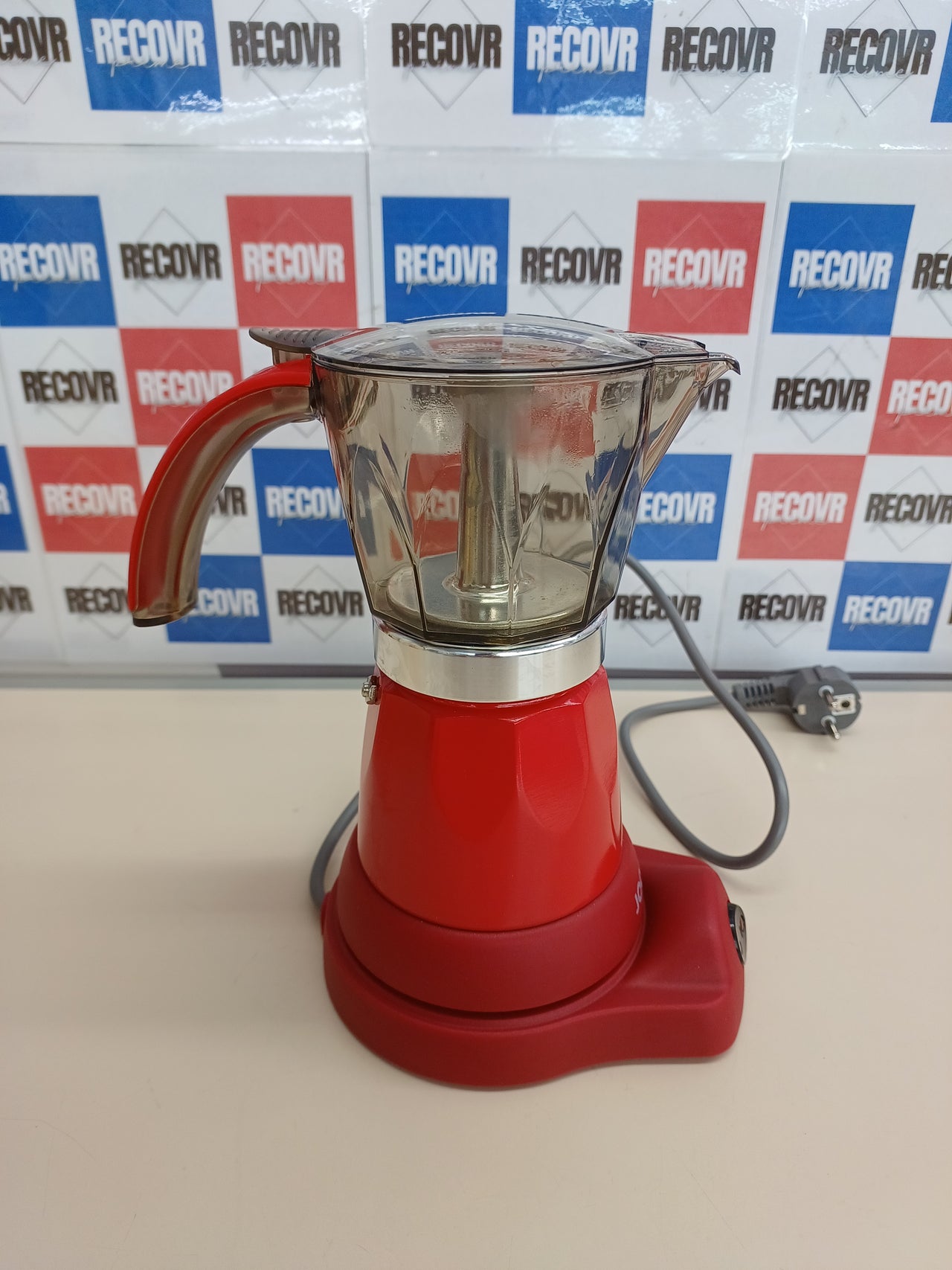 Cafetera Italiana Eléctrica Jocca 6 Tazas 360°