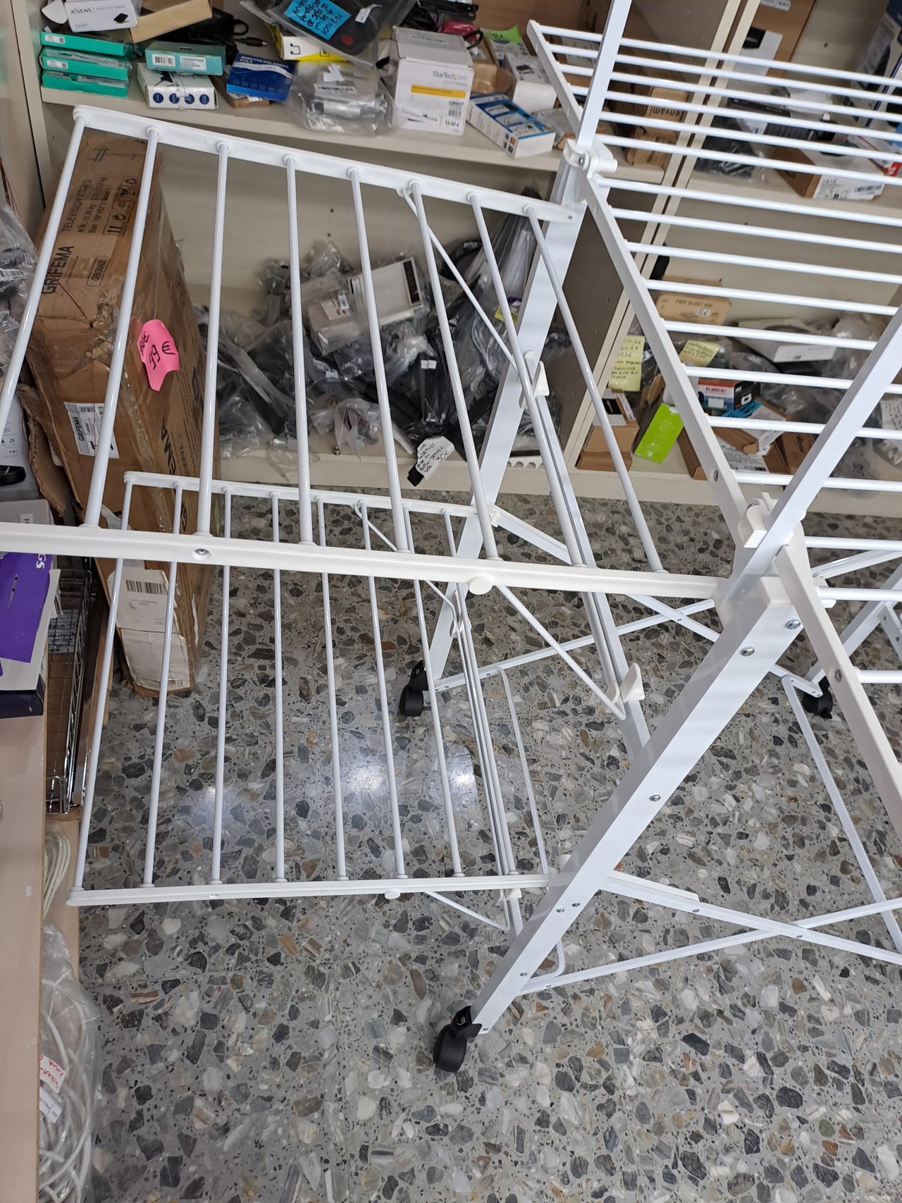 Tendedero aluminio blanco Foppapedretti