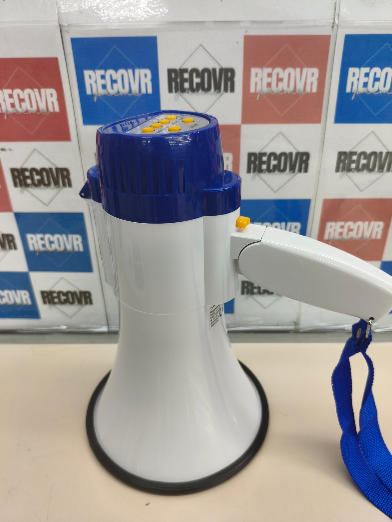 Megáfono portátil de 150 dB con sirena y grabación