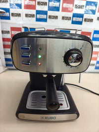 Cafetera espresso KUBO 15 bares 850W con depósito de 1,2 L y vaporizador