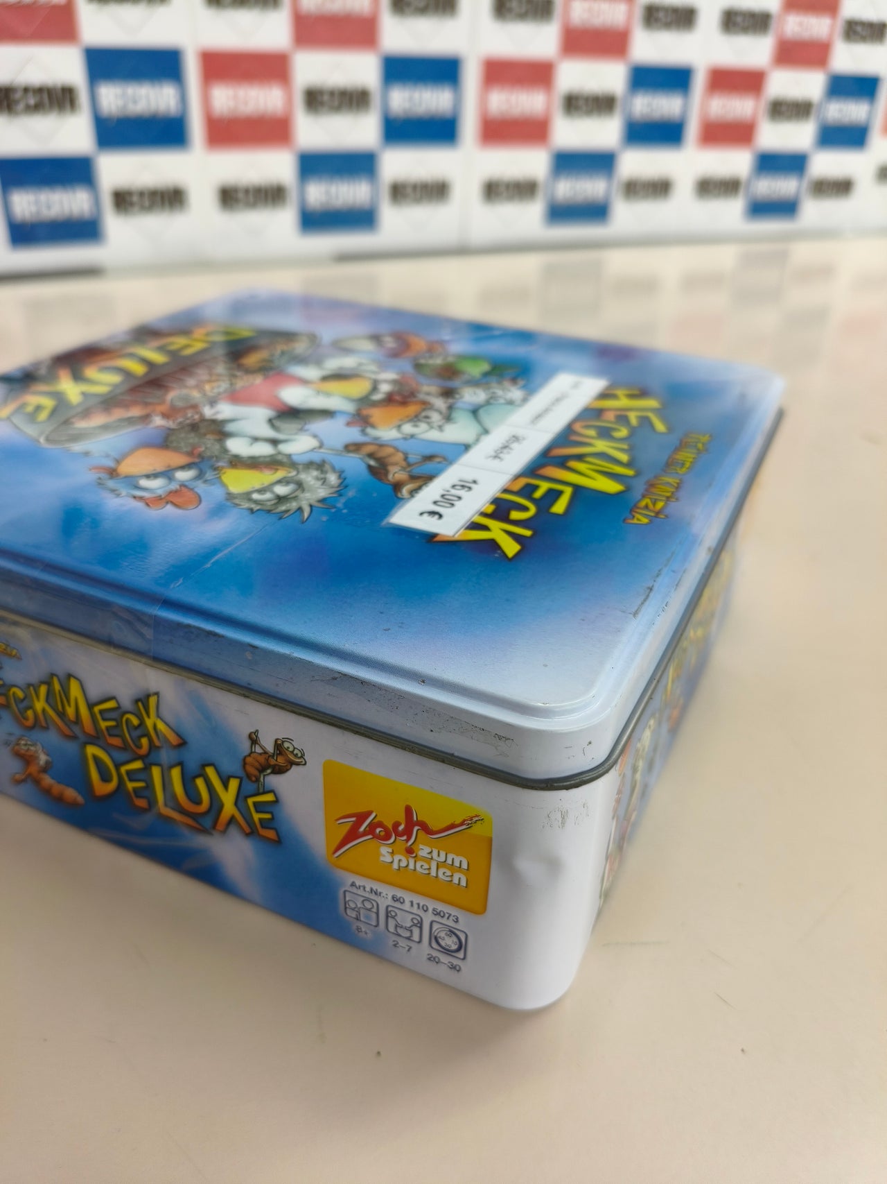 Juego de dados Heckmeck Deluxe en caja metálica para mayores de 8 años