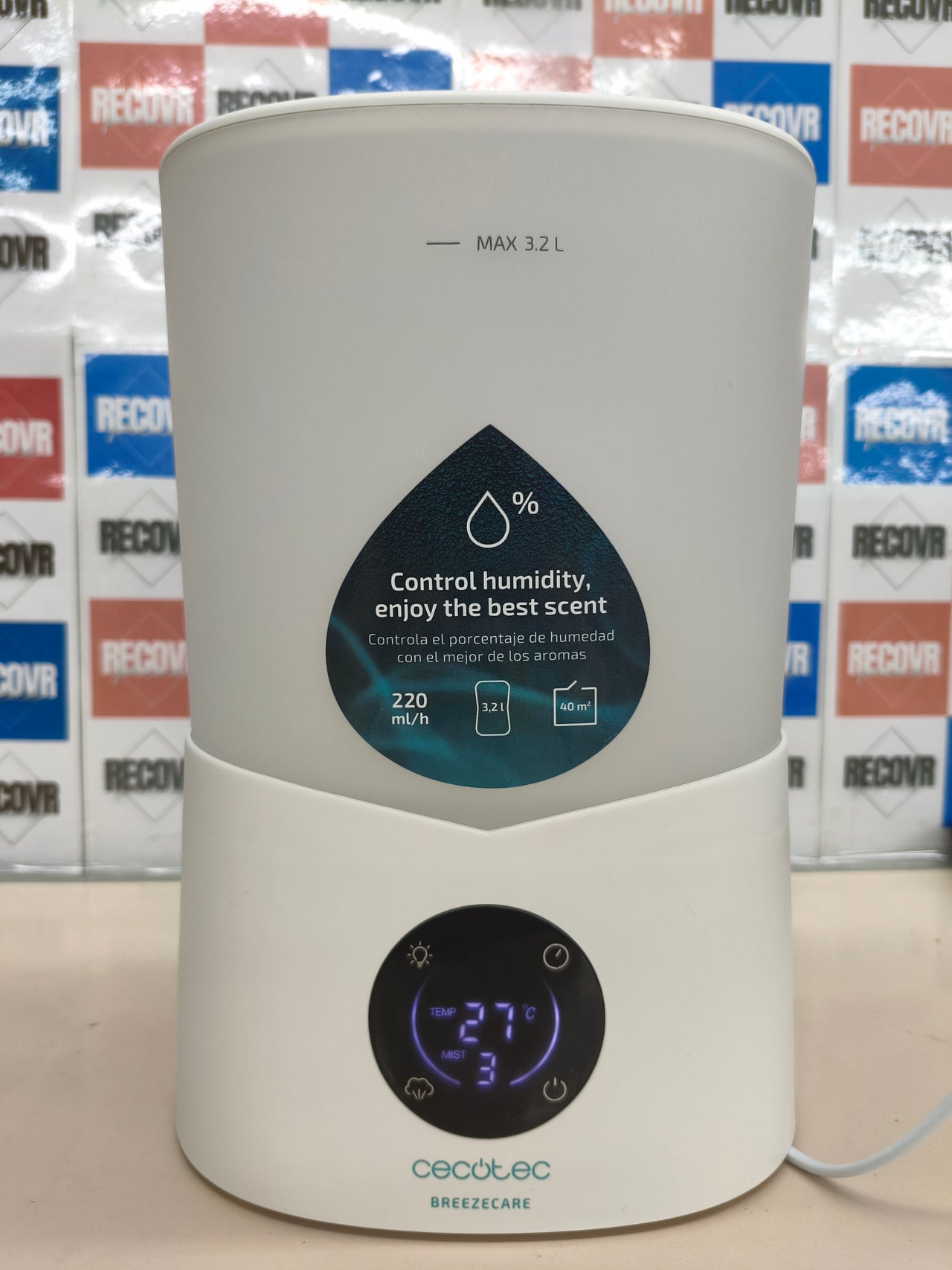 Humidificador de 3,2 litros