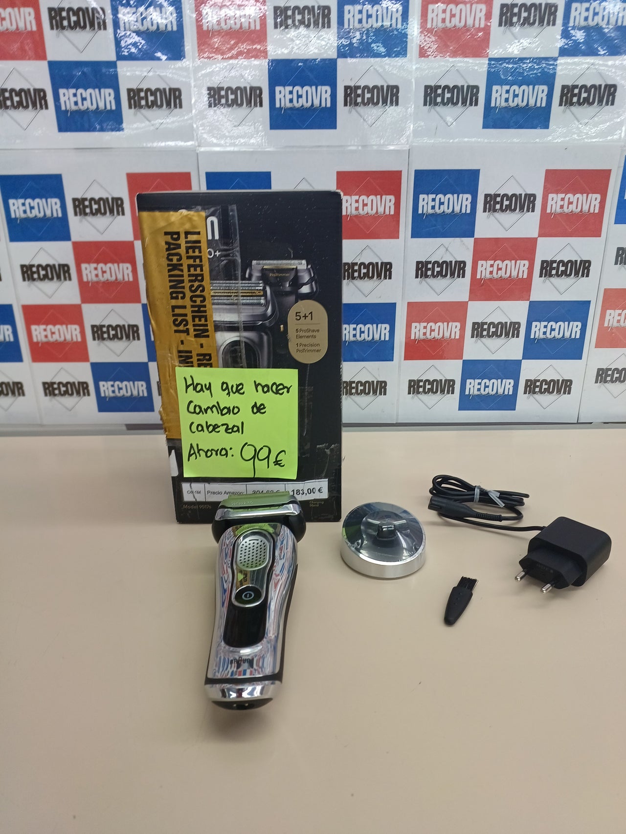 Afeitadora eléctrica húmedo/seco 60 min base viaje Braun