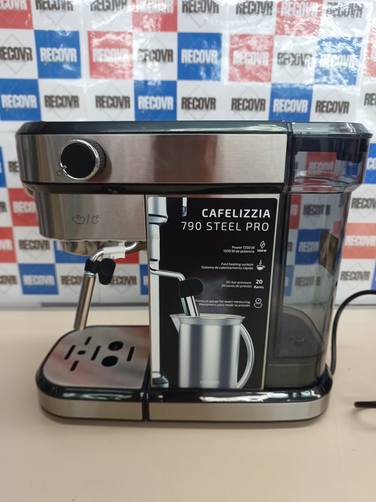 Cafetera espresso 20 bares 1350 W 1,1 L – Cecotec