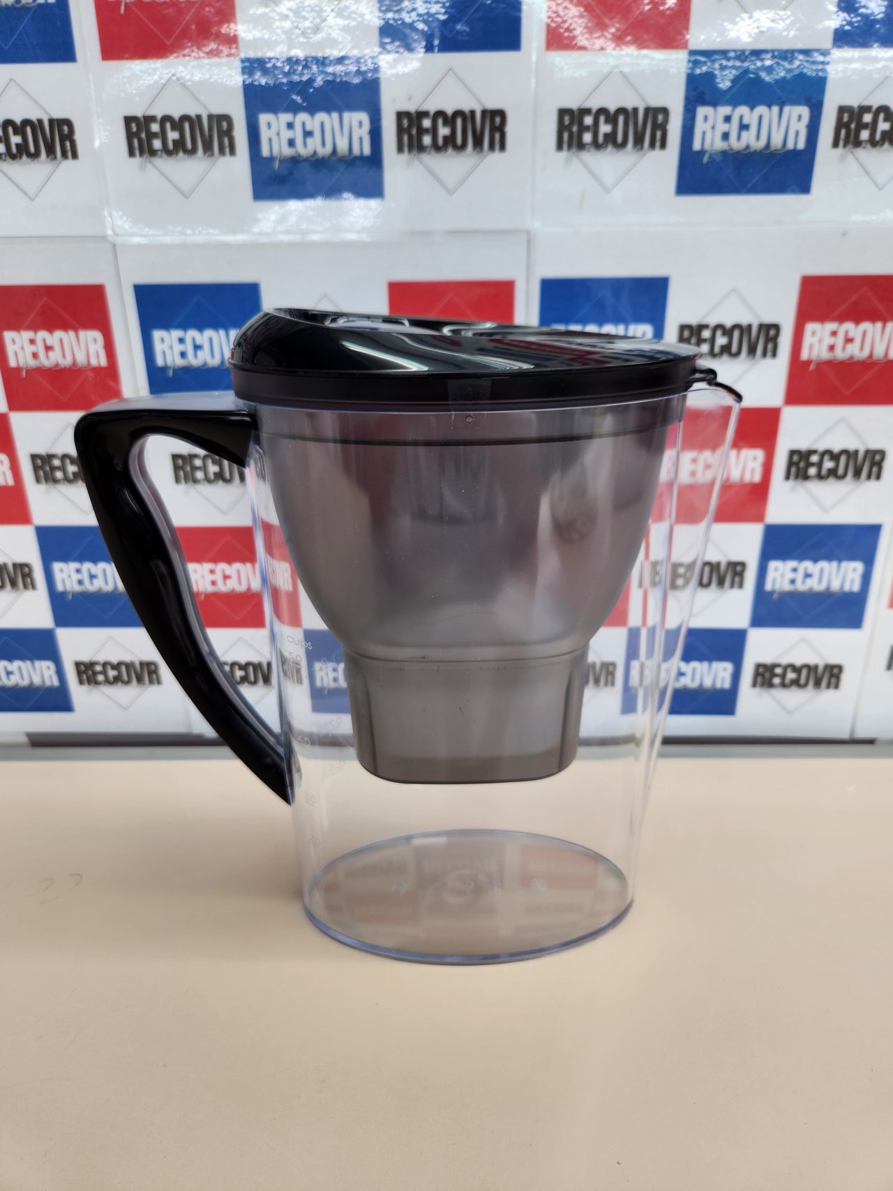 Jarra de filtrado de agua 2,3 L - Negro