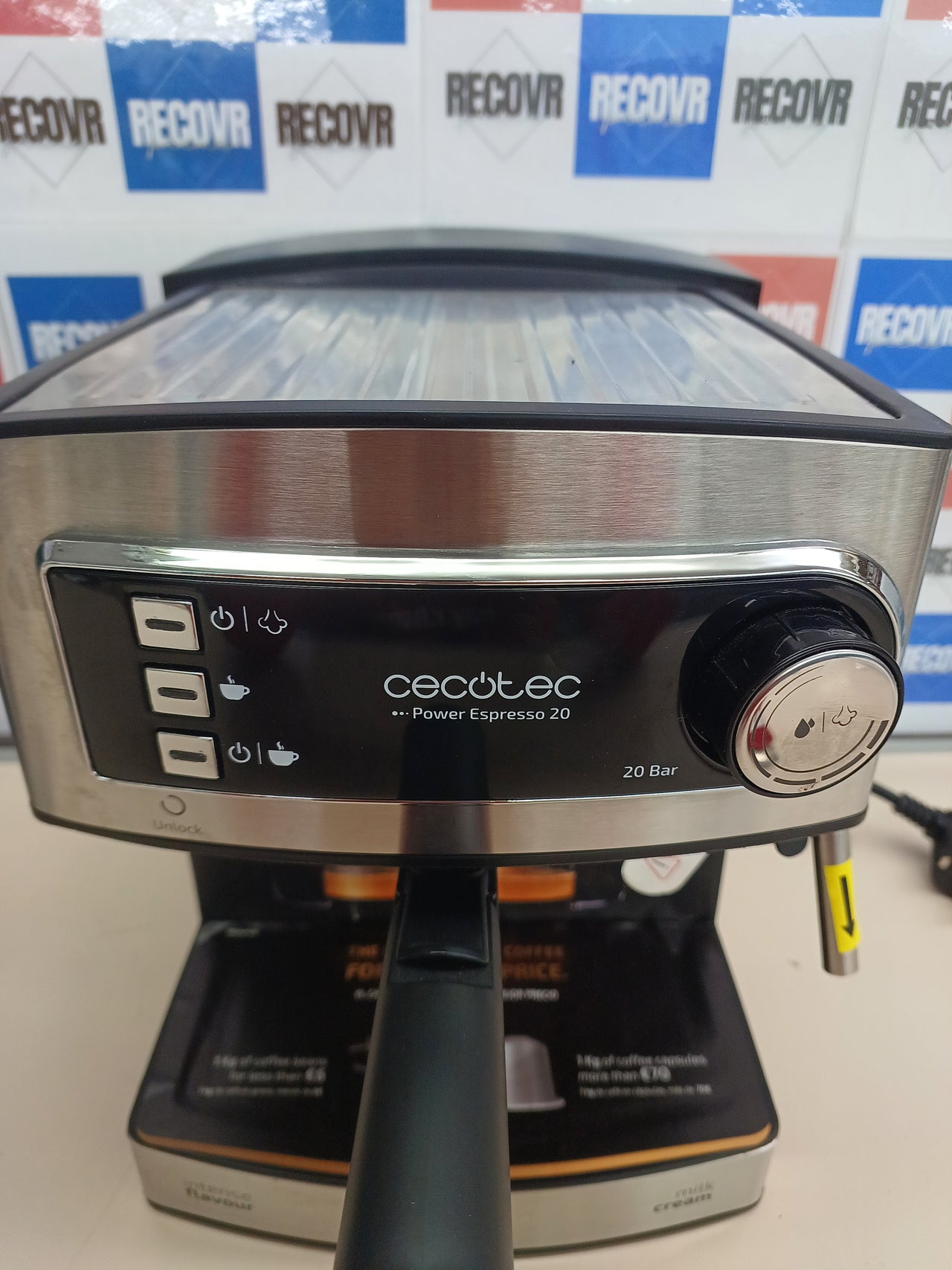 Cafetera espresso 20 bares 850 W – Cecotec