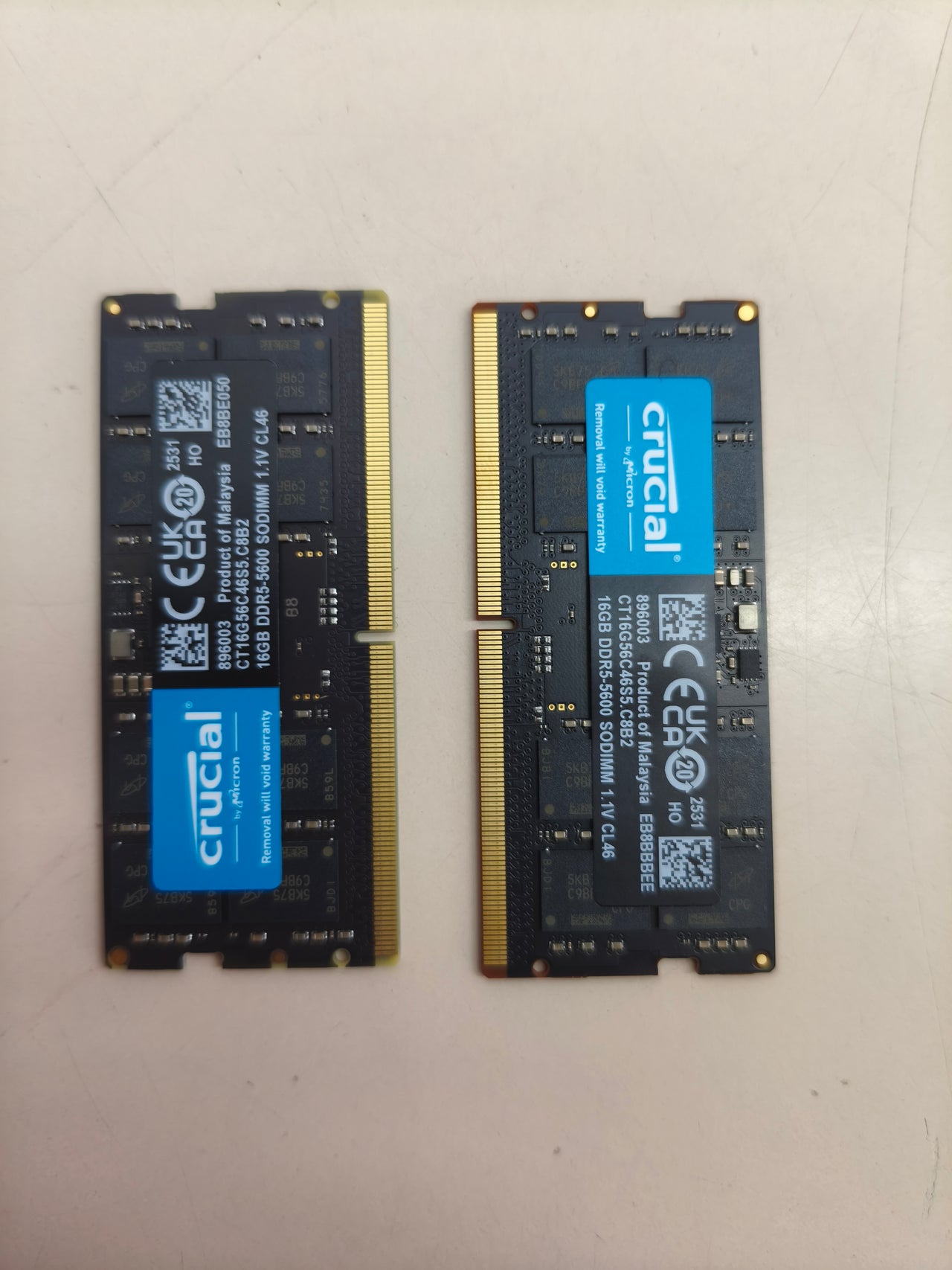Memoria RAM Crucial DDR5 32 GB (2×16 GB)